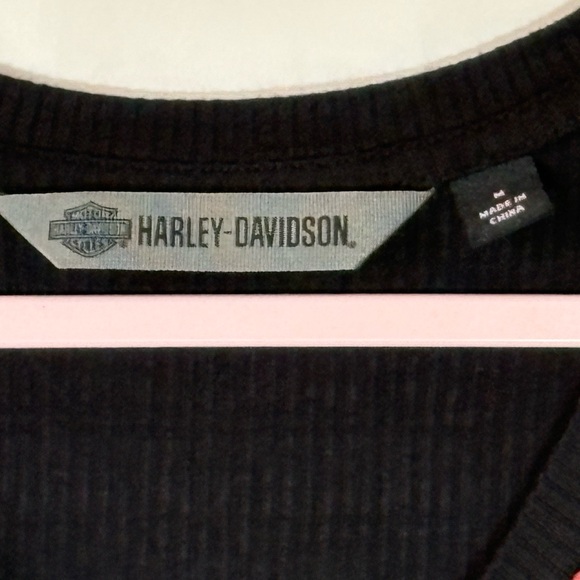 Harley-Davidson Black Ribbed Top - Picture 3 of 7